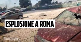 Esplosione a Roma, una testimone: "Stavo passeggiando con il cane, investita dalle fiamme"