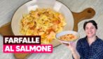 Farfalle al salmone veloci e saporite