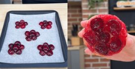 CHERRIES UPSIDE DOWN TREATS: extra EASY and COLORFUL!