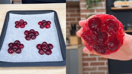 CHERRIES UPSIDE DOWN TREATS: extra EASY and COLORFUL!