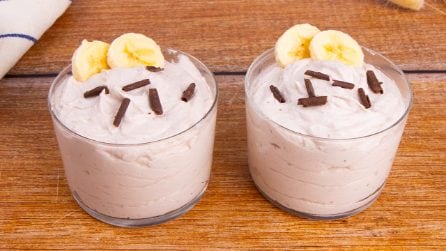 BANANA MOUSSE: just a few ingredients for a unique taste!