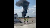 Il video dell'Incidente aereo all'aeroporto di Southend a Londra