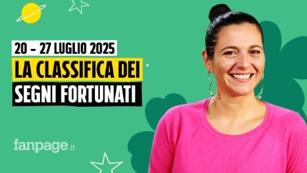 Oroscopo, la classifica dei segni più fortunati della settimana dal 20 al 27 luglio 2025