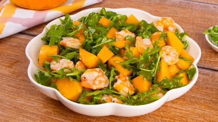 INSALATA DI GAMBERI E MELONE: fresca e leggera!