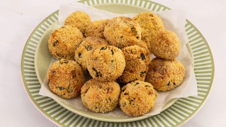 Ricotta and zucchini balls: a vegetarian main course that can also be made in the air fryer!