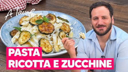 Pasta ricotta e zucchine: il primo pronto in meno di mezz'ora!