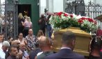 I funerali di Luigi Romano, uno dei tre operai morti sul lavoro a Napoli