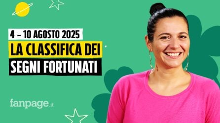 Oroscopo, la classifica dei segni più fortunati della settimana dal 4 al 10 agosto 2025
