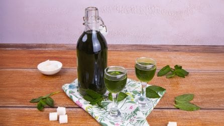 MINT LIQUEUR: Serve chilled as an aperitif!