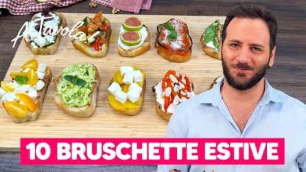 10 IDEE per condire LE BRUSCHETTE: sfiziose e super saporite