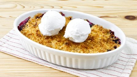CHERRY CRUMBLE: the dessert with an irresistible taste!