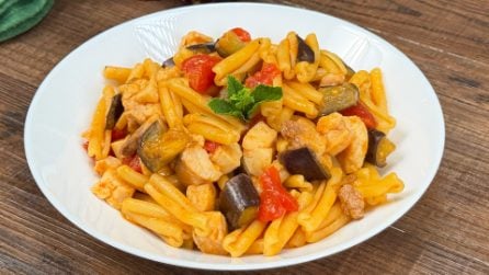 PASTA PESCE SPADA E MELANZANE
