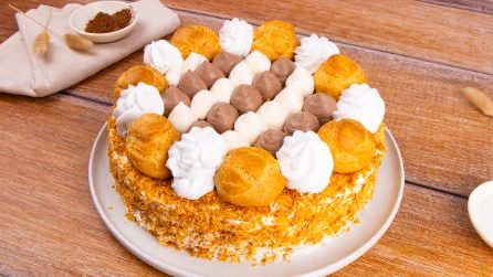 SAINT HONORÉ CAKE: the spectacular dessert typical of French patisserie!