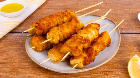 CHICKEN SKEWERS: a light and delicious main course!