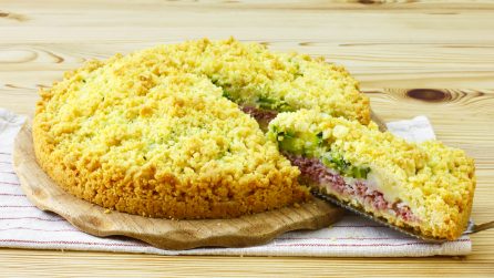 SBRICIOLATA SALATA: la variante deliziosa con speck e stracchino!