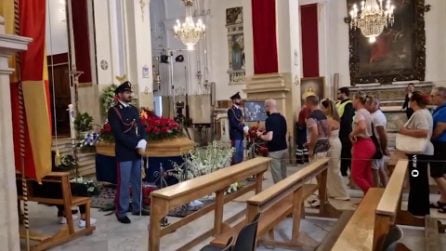 La camera ardente per Pippo Baudo nella chiesa di Santa Maria della Stella Militello Val di Catania