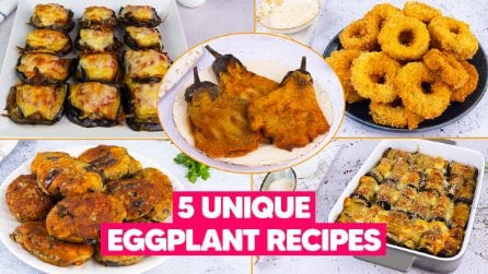 5 UNIQUE EGGPLANT RECIPES to try!