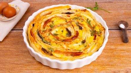 TORTA SALATA CON PASTA FILLO: l’dea saporita e originale da gustare con tutta la famiglia!