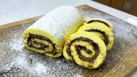 Soft roll with HAZELNUT CREAM: how to make it FLUFFY and DELICIOUS!