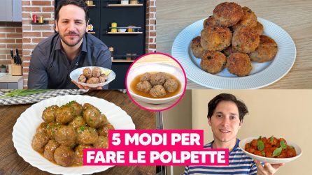 5 MODI SFIZIOSI per preparare LE POLPETTE!