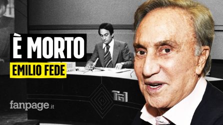 È morto Emilio Fede, il noto conduttore ed ex direttore del TG4 aveva 94 anni