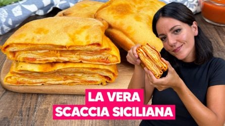 SCACCIA SICILIANA: il rustico tipico facilissimo da fare A CASA