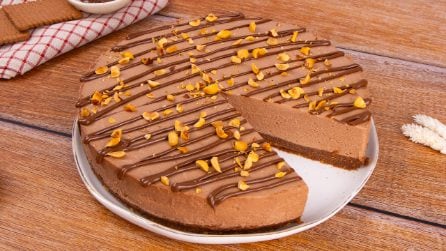 CHEESECAKE ALLA NOCCIOLA: golosa e facile da preparare