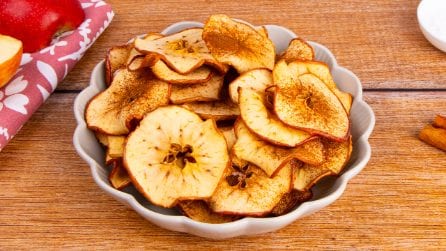 CHIPS DI MELE: uno snack fantastico e facilissimo da fare!