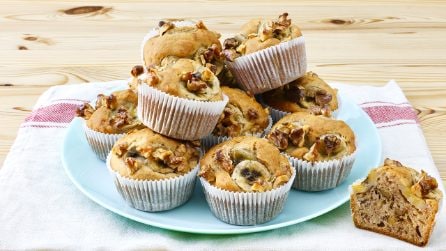 BANANA MUFFINS: for a soft and fragrant breakfast or snack!