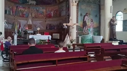 Gaza, l'esplosione da una bomba udita dalla chiesa di padre Romanelli