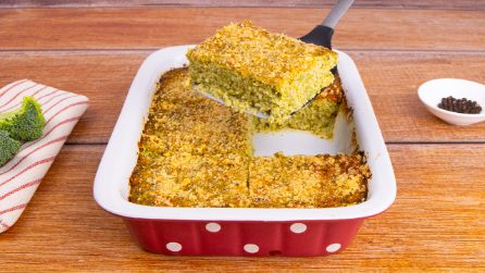 BROCCOLI FLAN: a tasty and fragrant vegetarian main course!