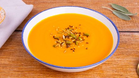 VELLUTATA DI ZUCCA E CAROTE: un piatto ricco di vitamine!