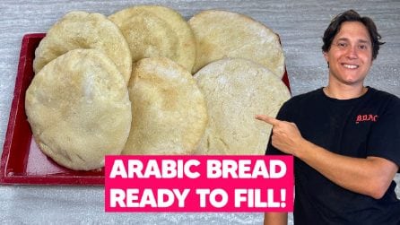 ARABIC BREAD: easy and PERFECT TO FILL