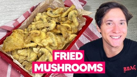 FRIED MUSHROOMS: crunchy and super easy to make 🍄