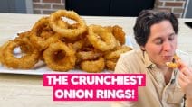 EXTRA CRISPY ONION RINGS: all the SECRETS to make them PERFECT