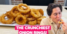 EXTRA CRISPY ONION RINGS: all the SECRETS to make them PERFECT