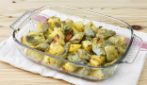 CARCIOFI E PATATE AL FORNO: il contorno leggero da preparare in pochi minuti!