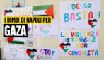 Bimbi a Napoli scioperano per Gaza: “Ai nostri figli abbiamo detto che bisogna dare un messaggio”