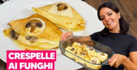 CRESPELLE AI FUNGHI: il piatto AUTUNNALE con un RIPIENO CREMOSO e GOLOSISSIMO
