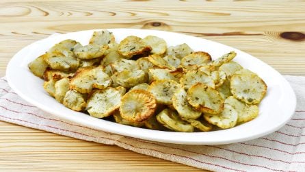 BAKED JERUSALEM ARTICHOKES: a crunchy and tasty side dish!