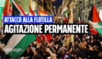 Attacco alla Flotilla diretta a Gaza, corteo a Napoli per la Palestina: "Agitazione permanente"
