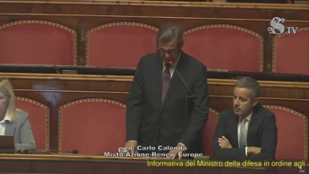 Calenda in Senato: "Membri di Hamas possono essere ammazzati tutti, non me ne frega niente"