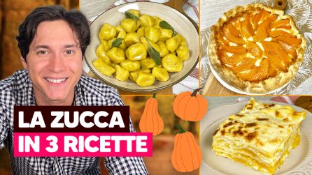 LA ZUCCA IN 3 RICETTE facili, semplici e sfiziose