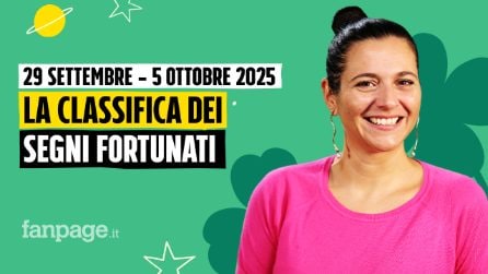 Oroscopo, la classifica dei segni più fortunati della settimana dal 29 settembre al 5 ottobre 2025
