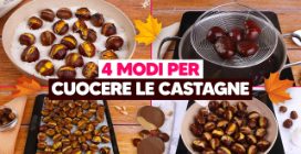 4 MODI PER CUOCERE LE CASTAGNE