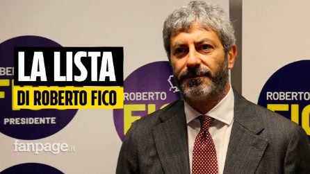 Roberto Fico, ecco la lista per le Regionali Campania: "Indagati in lista? Valuteremo caso per caso"