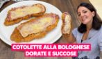 Cotolette ALLA BOLOGNESE con una PANATURA PERFETTA e un SUGHETTO irresistibile!