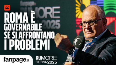 Trasformare Roma tra cantieri, verde e AI: il sindaco Gualtieri al Rumore Festival di Fanpage.