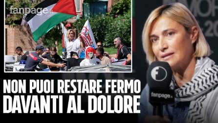 Dalla Flotilla per Gaza ai bambini palestinesi: il coraggio di Anna Foglietta al Rumore Festival