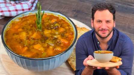 ZUPPA DI LENTICCHIE E ZUCCA